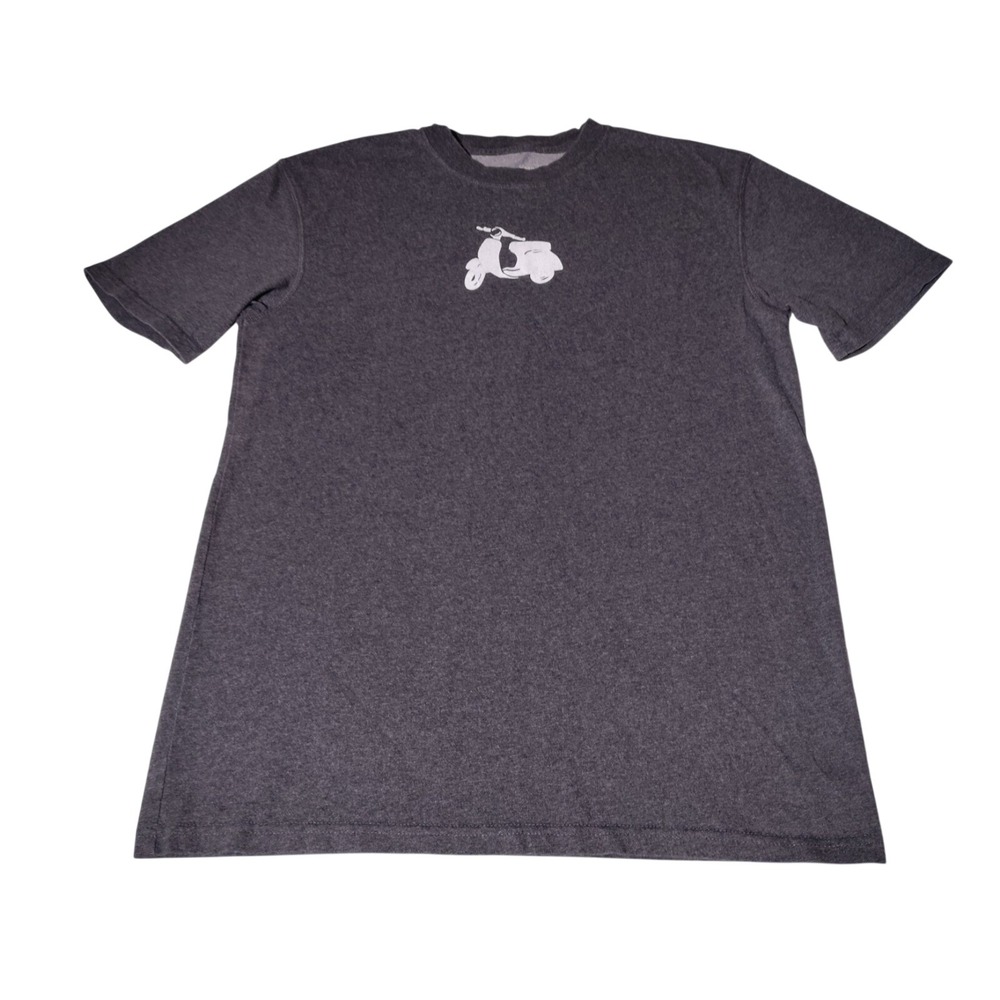 Motor Scooter Gray T-Shirt  Motorcycle Sz Men's Medium - Imperfect Sports